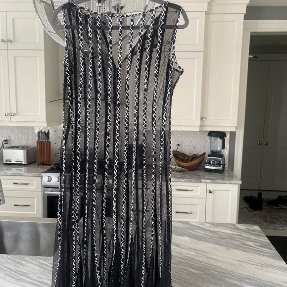 Sandra Darren amazing resort wear beach pool cover up dress size small 🧉🌴 - Picture 13 of 17